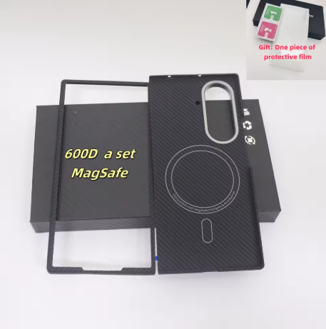 For Samsung Galaxy Z Fold 7 Magnetic Case Compatible MagSafe Real Aramid Carbon Fiber Lightweight Ultra Thin Minimalist Armor