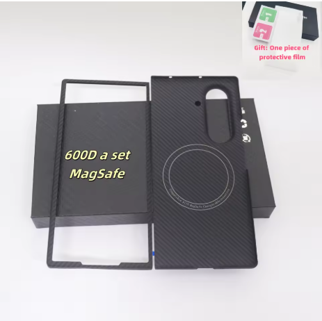 For Samsung Galaxy Z Fold 7 Magnetic Case Compatible MagSafe Real Aramid Carbon Fiber Lightweight Ultra Thin Minimalist Armor