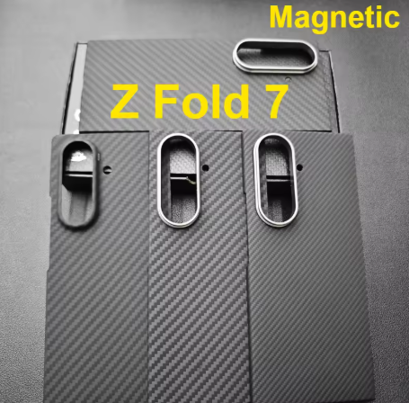 Aramid Magnetic Case For Samsung Galaxy Z Fold 7 Carbon Fiber Cover For Magsafe Case Shell Cover Mobile Phone Accessories