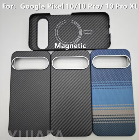 Carbon Fiber Case for Google Pixel 10 Pro/10 pro XL Aramid Fiber Case Ultra-Thin Mobile Phone Cover Durable Protective Accessory
