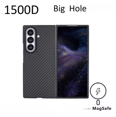 Magnetic Aramid Case For Samsung Galaxy Z Fold 7 Carbon Fiber Case Shockproof Covers Aramid Shell Cover Mobile Phone Accessories