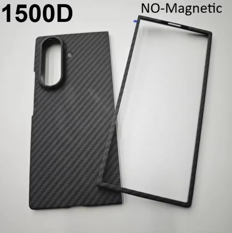 Magnetic Aramid Case For Samsung Galaxy Z Fold 7 Carbon Fiber Case Shockproof Covers Aramid Shell Cover Mobile Phone Accessories