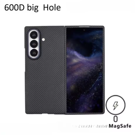 Magnetic Aramid Case For Samsung Galaxy Z Fold 7 Carbon Fiber Case Shockproof Covers Aramid Shell Cover Mobile Phone Accessories