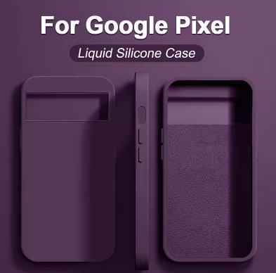 Luxury New Liquid Silicone Cases For Google Pixel 9 6 8 7 Pro 7A 6A XL Bumper Shockproof Case Soft Back Cover Phone Accessories
