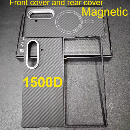 Aramid Magnetic Case For Samsung Galaxy Z Fold 7 Carbon Fiber Cover For Magsafe Case Shell Cover Mobile Phone Accessories